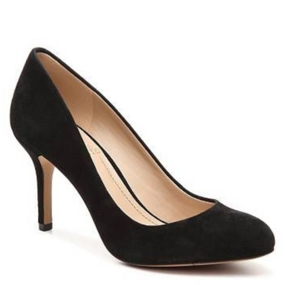 Vince Camuto Black Suede Pumps
